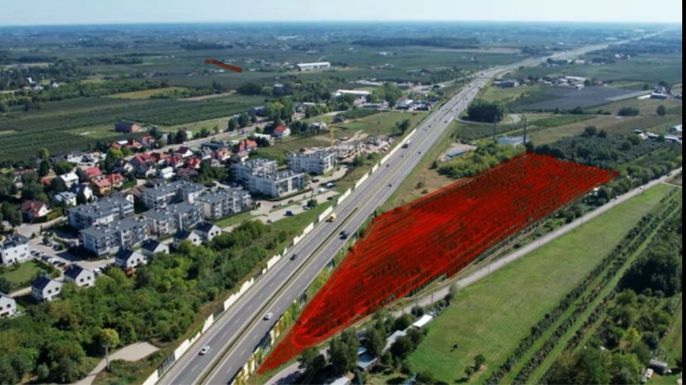 Duża działka w Grójcu z miejscowym planem