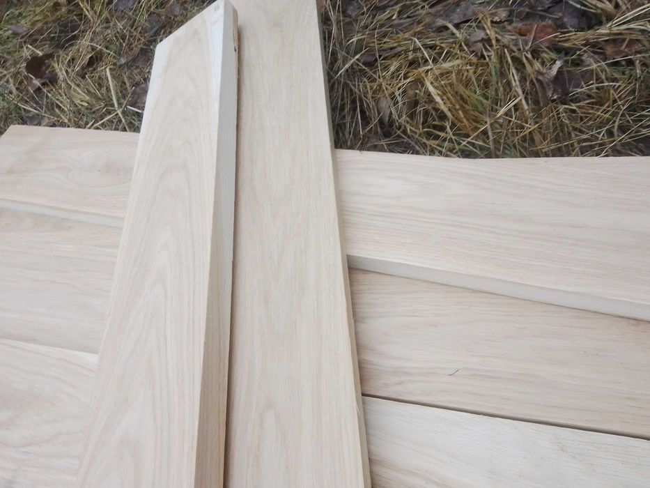 Dębowa sztacheta 140 cm x 10 cm x 2 cm, heblowana, nowa, sucha,wysyłka