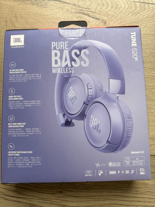 JBL Tune 520BT nowe sluchawki bezprzewodowe