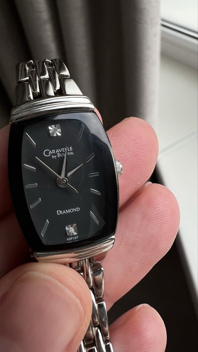 Часы CARAVELLE by Bulova годинник з діамантами унісекс