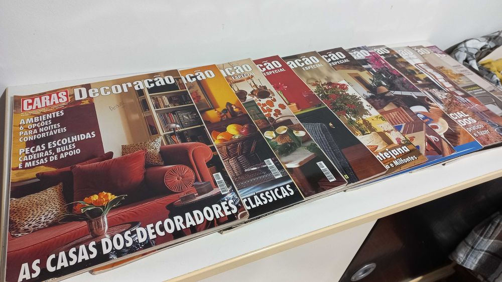 11 Revistas - Caras Decoração - Anos 90/00