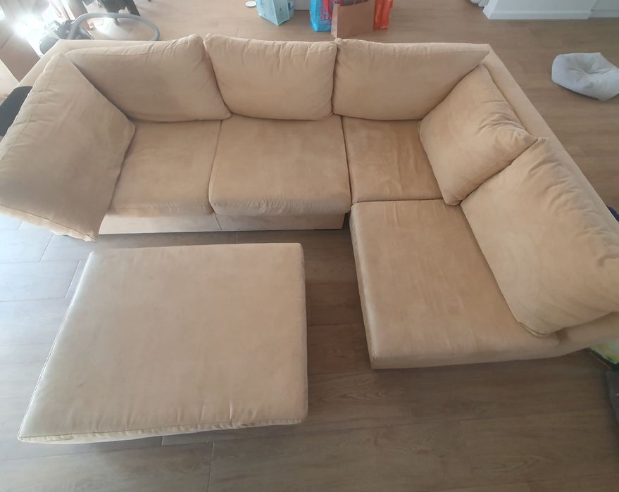 Sofá para sala mais puff