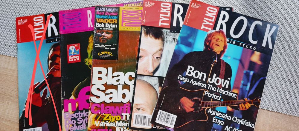 Sprzedam magazyny muzyczne teraz tylko rock