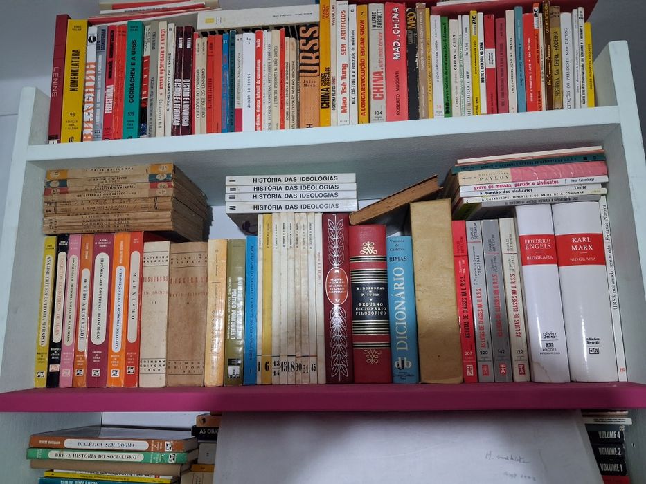 Coleção de livros de política
