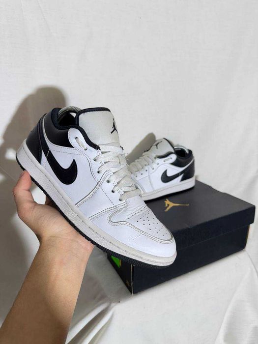 Buty Nike Air Jordan 1 Low White Black Panda Drip Drill Y2k Sk8