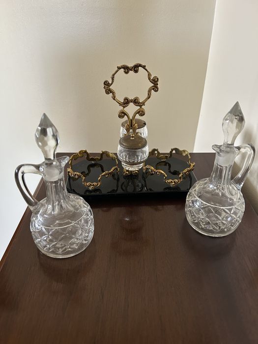 Galheteiro vintage novo, sem uso.