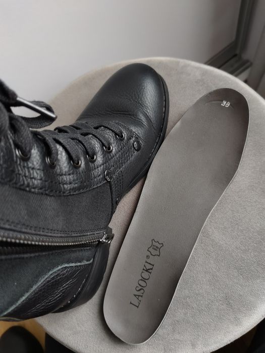 Жіночі мілітарі черевики G-Star Raw шкіра, джинс