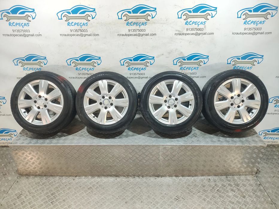 Conjunto Jantes 16 Originais Mercedes Benz Class C W204 7J ET43 5x112