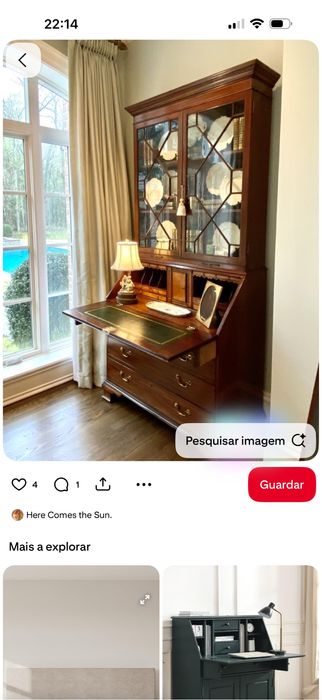 Escrivaninha estilo Inglês