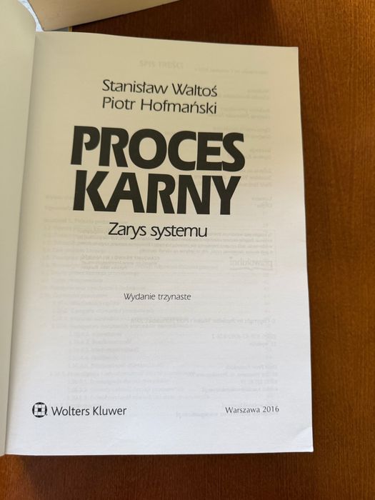 Książka - Proces Karny- zarys systemu