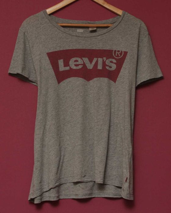 Levis Red Tab рр M футболка из меланжевого хлопка Big Logo