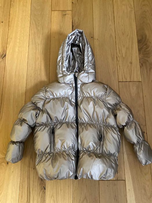 Пуховик оверсайз Куртка металік Matalan 7 - 8 122 - 128 термокуртка