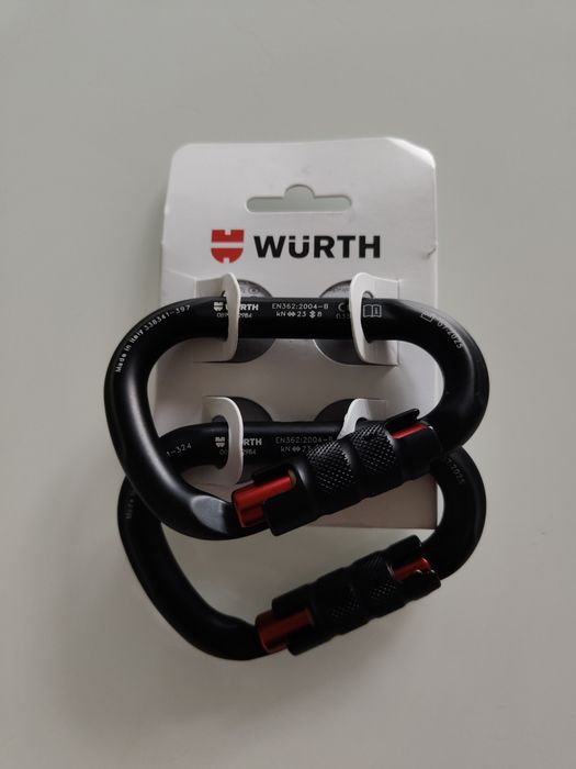 Karabińczyk Aluminiowy TRILOCK Wurth 2 szt.