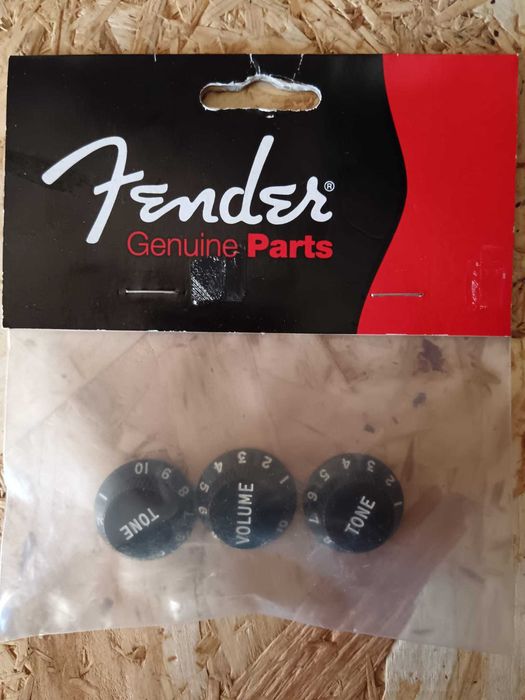 Fender Volume & Tone Knobs Set Black
