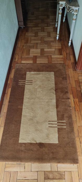 conjunto de 2 tapetes grande e uma carpete