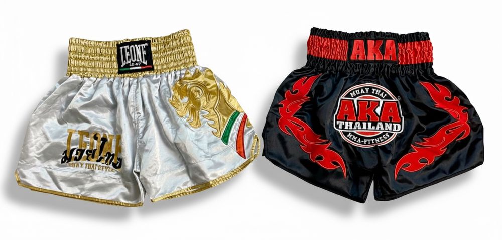 Шорти для тайського боксу Leone 1947 та AKA Thailand лот 2 шт