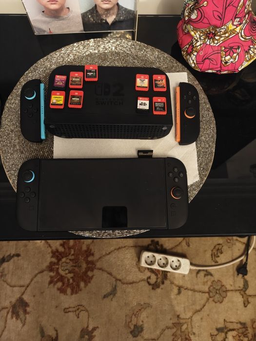 Switch 2 com extras e jogos (ler descrição)