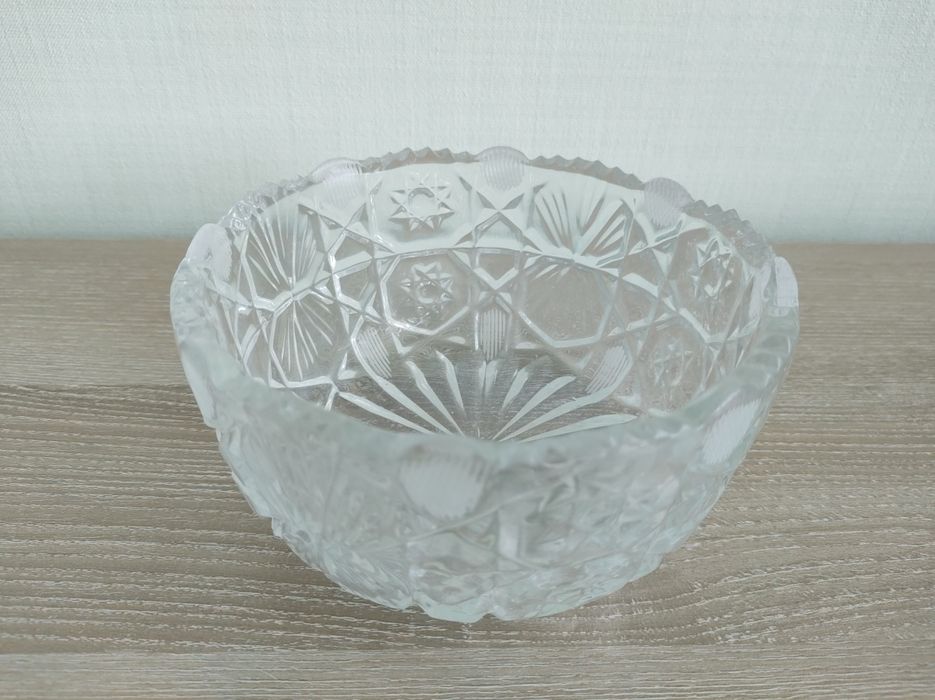 Салатник хрустальный СССР.