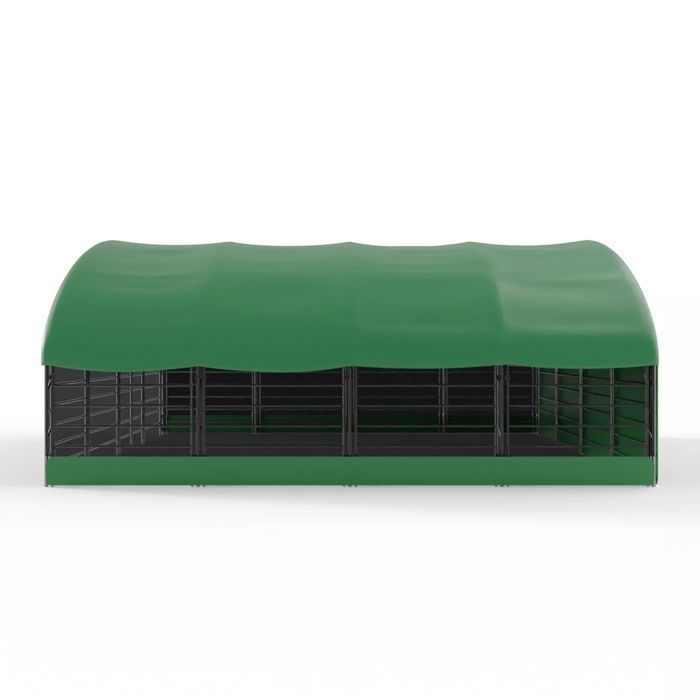 Zagroda dla zwierząt 10x10m | Plandeka PVC 750g/m² | Duża i wytrzymała