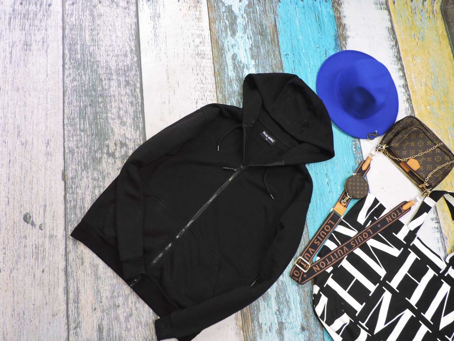 Blue Rebel Męska czarna bluza kaptur M