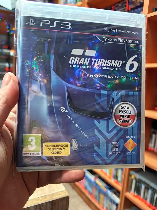 Gran Turismo 6 Anniversary PS3 ZAFOLIOWANA Unikat Wymiana SklepRetroWW
