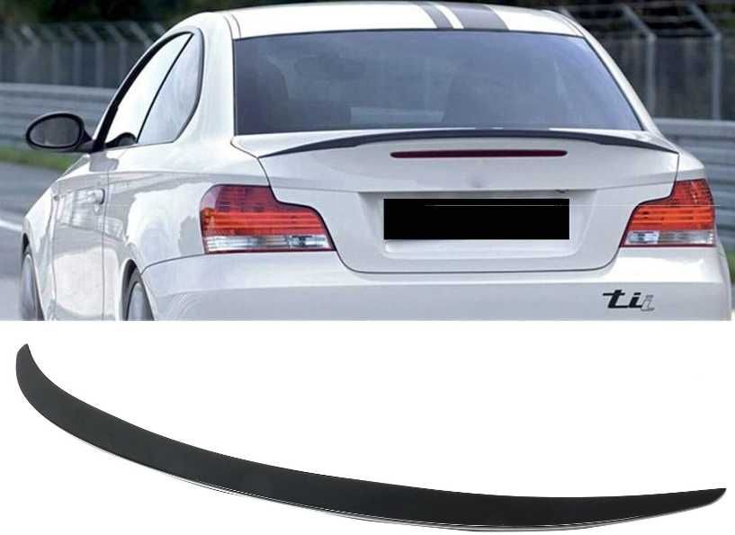 Spoiler Lotka Dokładka BMW E82 CZARNY POŁYSK / CARBON
