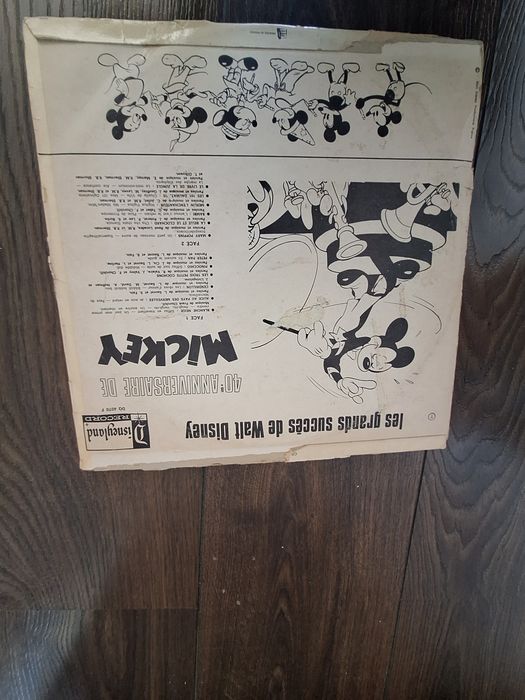 Vinil do Mickey waltdisney