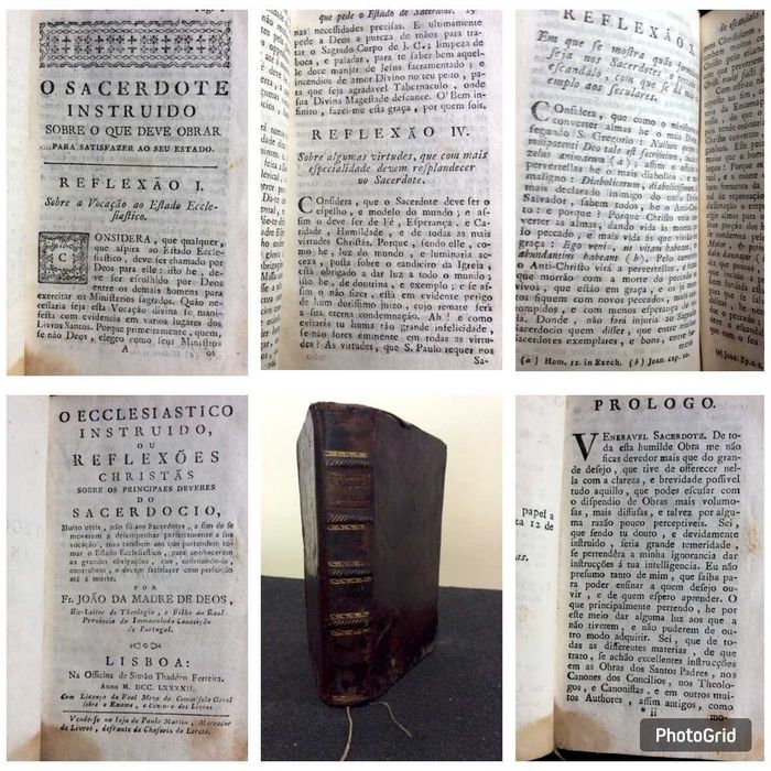 O ECCLESIASTICO INSTRUIDO ou Reflexões Christãs sobre os Principaes Deveres do Sacerdocio, 1792