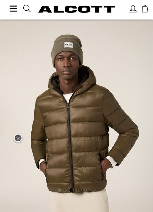 Курстка пуховик  двосторонній Італія Alcott брендовий