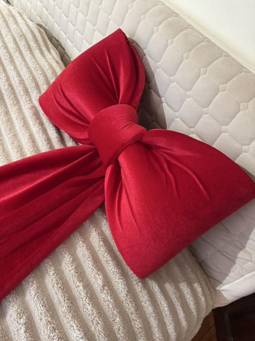 Бант з тканини, бант на ялинку, бант из ткани, бант ручної роботи