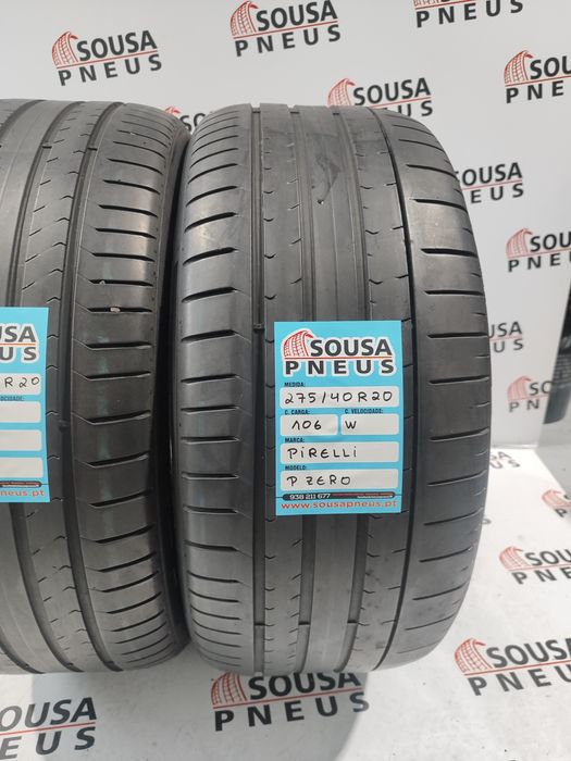 2 pneus semi novos 275-40R20 Pirelli - Oferta dos portes