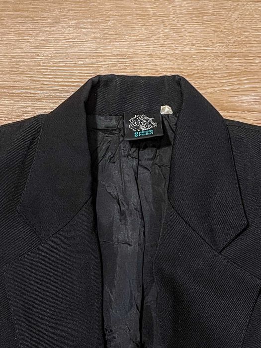 Blazer técnico lã preto Green Green, S / 31 | Curto