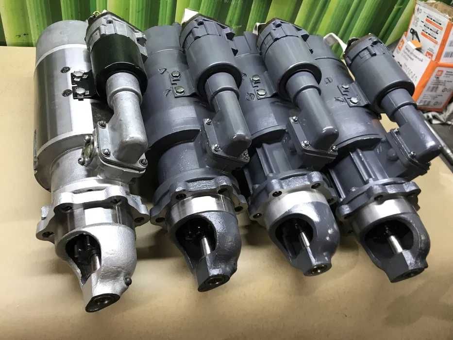 Стартер  генератор  Caterpillar Claas MAN Iveco  DAF Mercedes Renault Scania ЯМЗ СМД МТЗ JCB John Deere Камаз ЗІЛ ГАЗ Valeo Бате Bosch Реставрація.