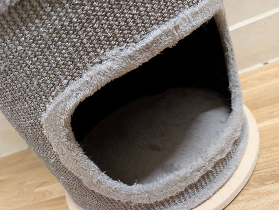 Natural Paradise Primrose Drapak Wieża dla kota XXL Szara NAJWIĘKSZA U