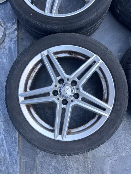 Jantes Mercedes 17” com pneus Bridgestone Turanza