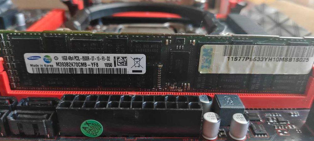 Материнська плата ZSUS X99 + XEON E5-2673v3 + DDR3 16Gb