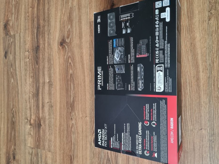Nowa zaplombowana karta graficzna radeon rx 9070xt