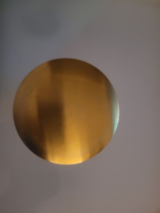 Korek do umywalki Omnires złoto szczotkowane górna część nowy