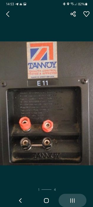 Colunas Som Tanoy E11