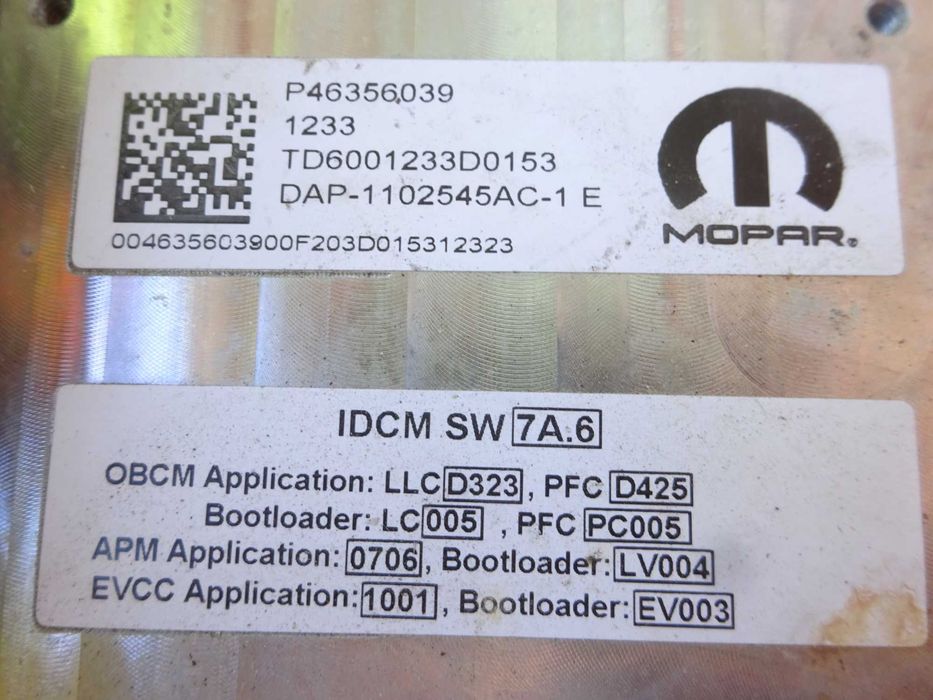 Falownik inwerter przetwornica Fiat 500E MODUŁ ŁADOWARKA P46356039