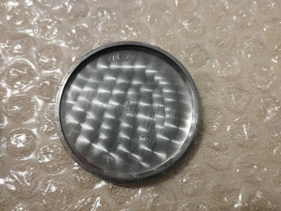 Relógio de Bolso Omega 1920 Art Nouveau Relógio em aço Stahl 35.5 mm