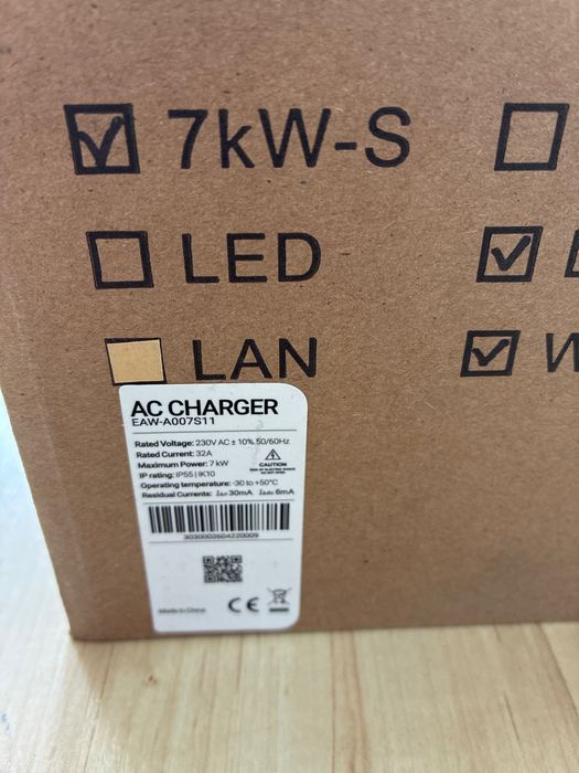 Ładowarka EV Timxon 7kW Type2 RFID OCPP 4G Wi-Fi