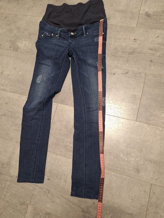 Spodnie, Jeansy ciążowe H&M rozm. 34