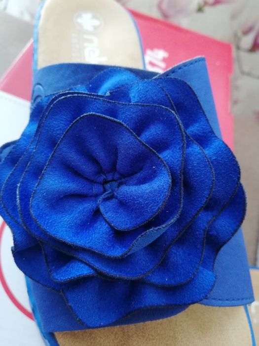 Rieker klapki na platformie r 36 NOWE