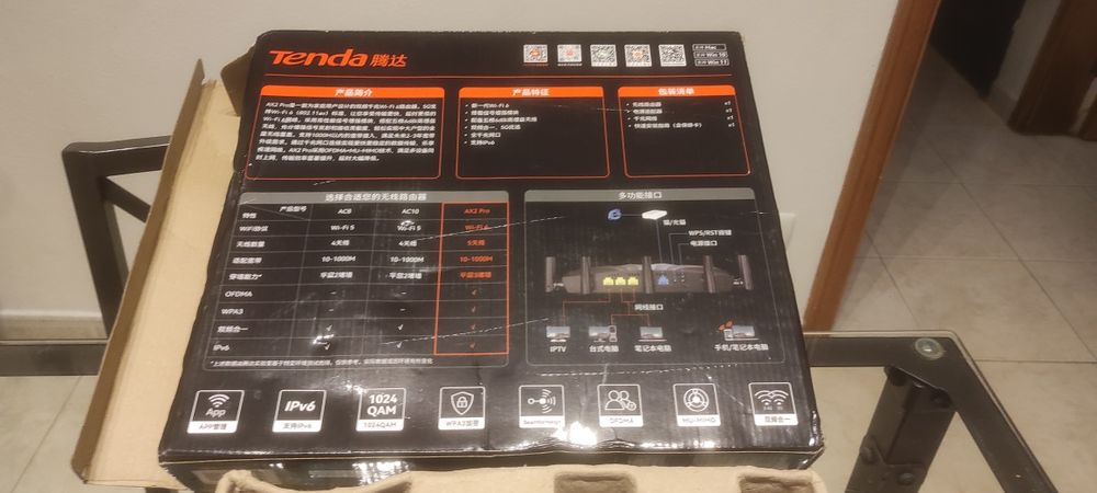 Router Tenda wi-fi 6