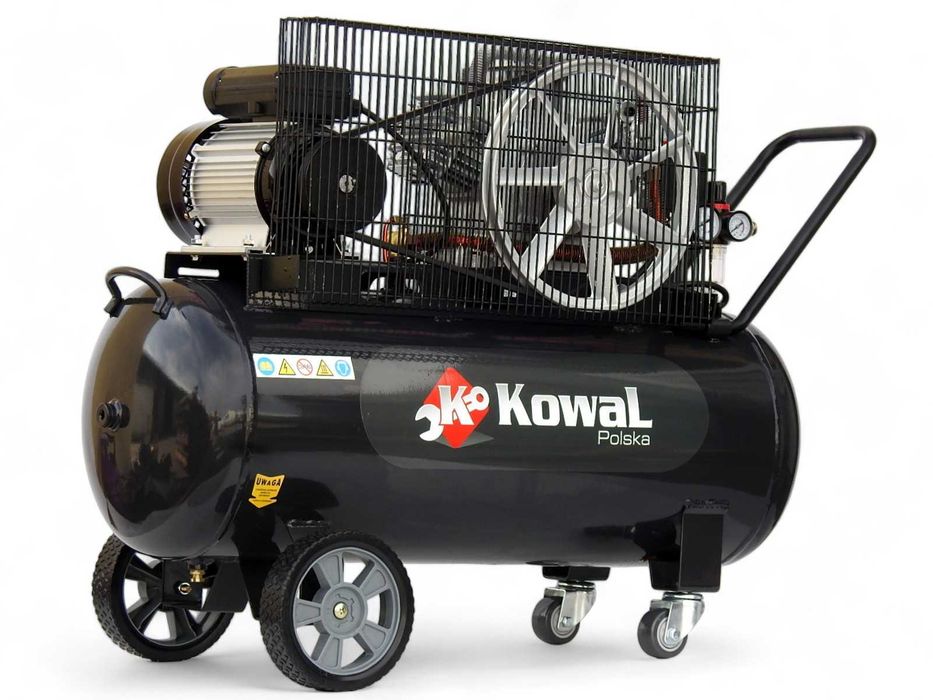 12Bar KOMPRESOR k34 bezolejowy tłokowy 100L sprężarka pompa powietrza