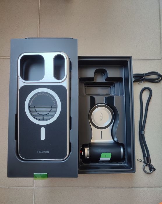 Kit de suporte magnético Telesin Master Grip para iPhone 17 Pro Max - Baixa de Preço