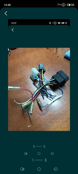 Fichas de ligação para auto radio de automóveis *