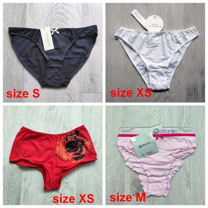 Набори 2 шт. жіночої білизни Atlantic трусики стрінги. Польша