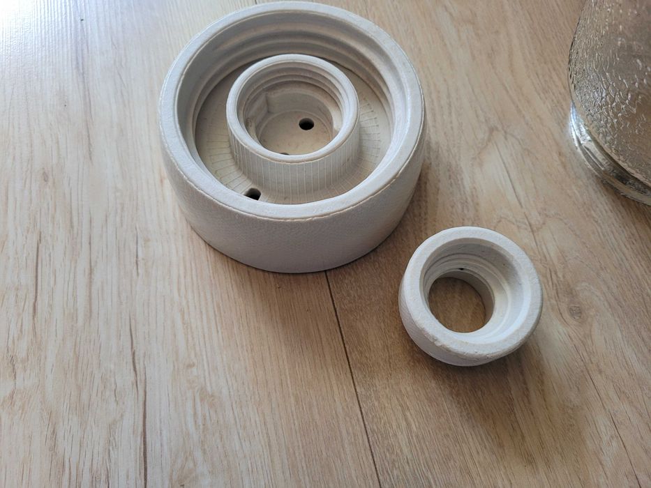 lampy PRL lampa ścienna lub sufitowa porcelanowa oprawy sops